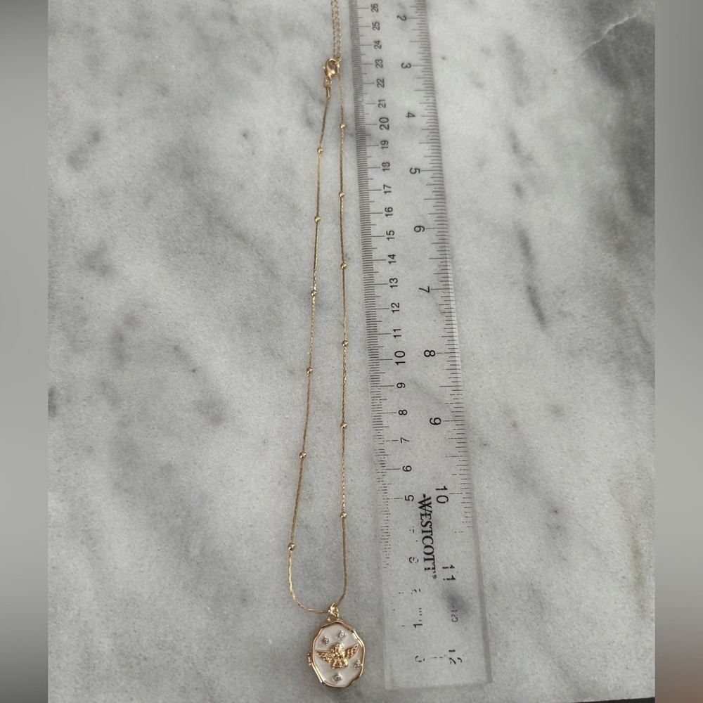 Gold Angel Crystal Picture Pocket Pendant Charm Necklace
Brand New - Picture 4 of 8